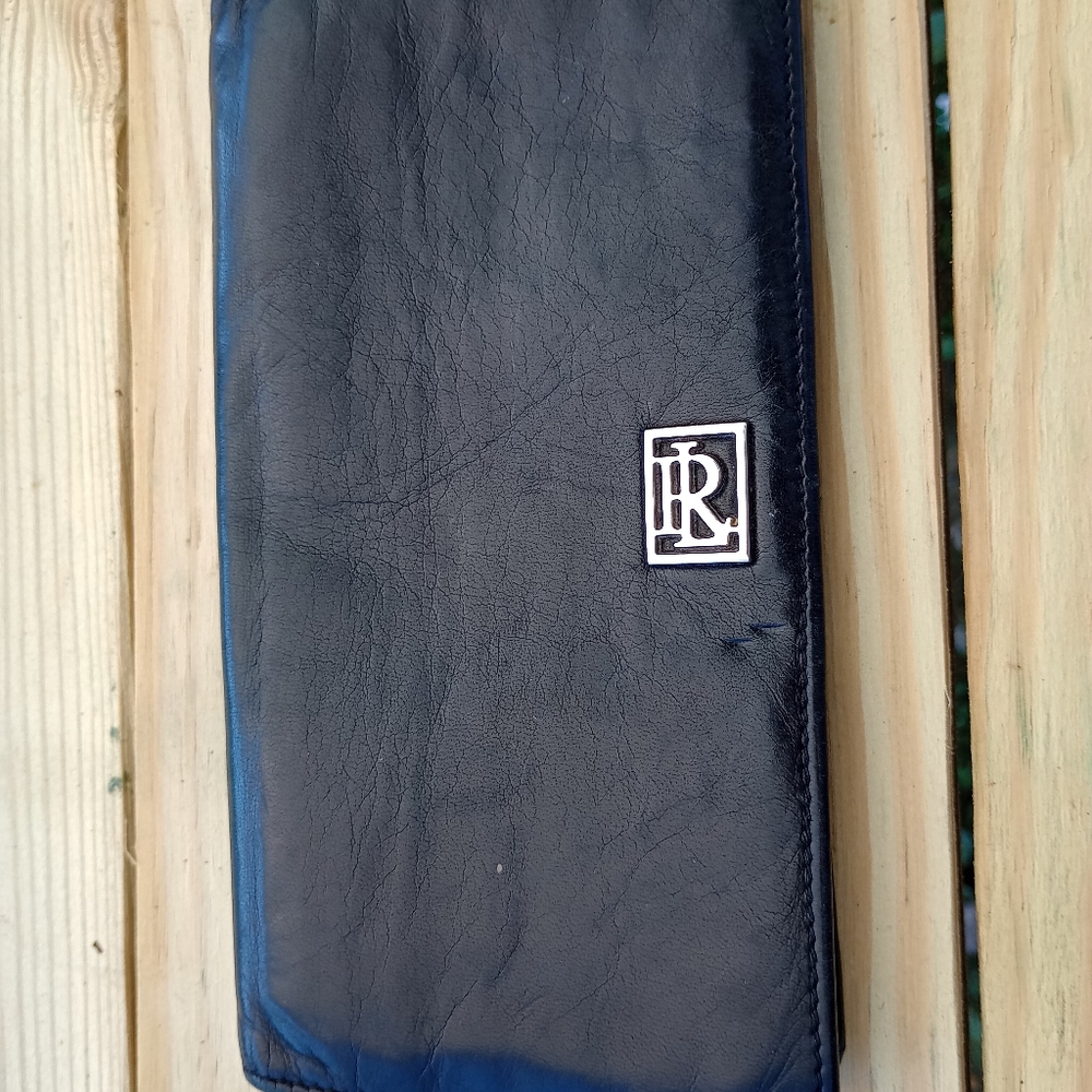 Vintage Ralph Lauren Wallet Clutch Soft Black